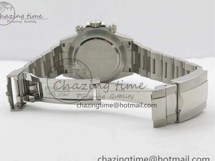 116500 Bracelet Noob Bezel Ceramic Edition Daytona A7750 White SS on 1:1 Dial Best 0520